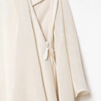 Women's Asymmetrical Tiered Skirt with Ruffles and Flowing Satin Fall Fashion Glam