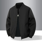 Men's lightweight urban military bomber jacket with elastic waistband, zipper, and side pockets Fashion Glam