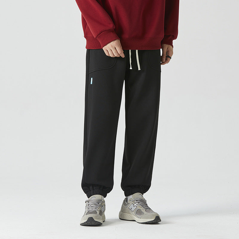 Men's Relaxed Jogger with Elastic Waistband and Removable Teddy Lining Fashion Glam