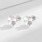 Ladies earrings in modern floral design Fashion Glam