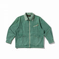 Unisex Boxy Overshirt Jacket made of washed denim with front zipper and multiple pockets Fashion Glam