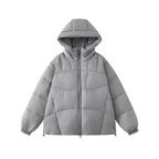 Unisex Padded Hooded Jacket in Oversized Puffer Style Fashion Glam