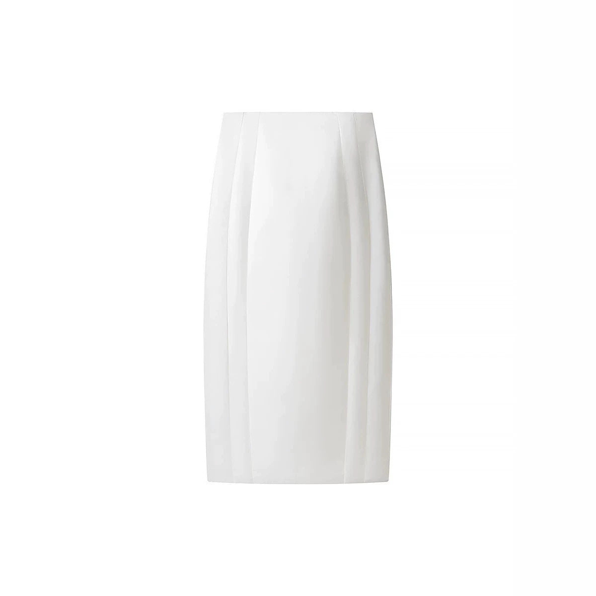 Women's pencil skirt with sculpting seam details and knee-length silhouette Fashion Glam