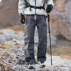 Men's outdoor cargo pants with reinforced knees, water-repellent and breathable Fashion Glam