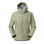 Men's Minimalistic Softshell Hoodie with breathable membrane, concealed zipper pockets, and ergonomic cut Fashion Glam