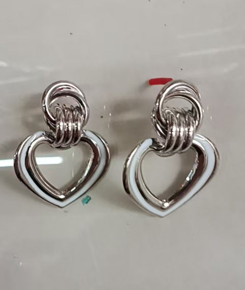 Women’s earrings in modern heart design Fashion Glam