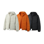Unisex Ultralight Quilted Hooded Jacket with Thermal Insulation and Zipper Pockets Fashion Glam