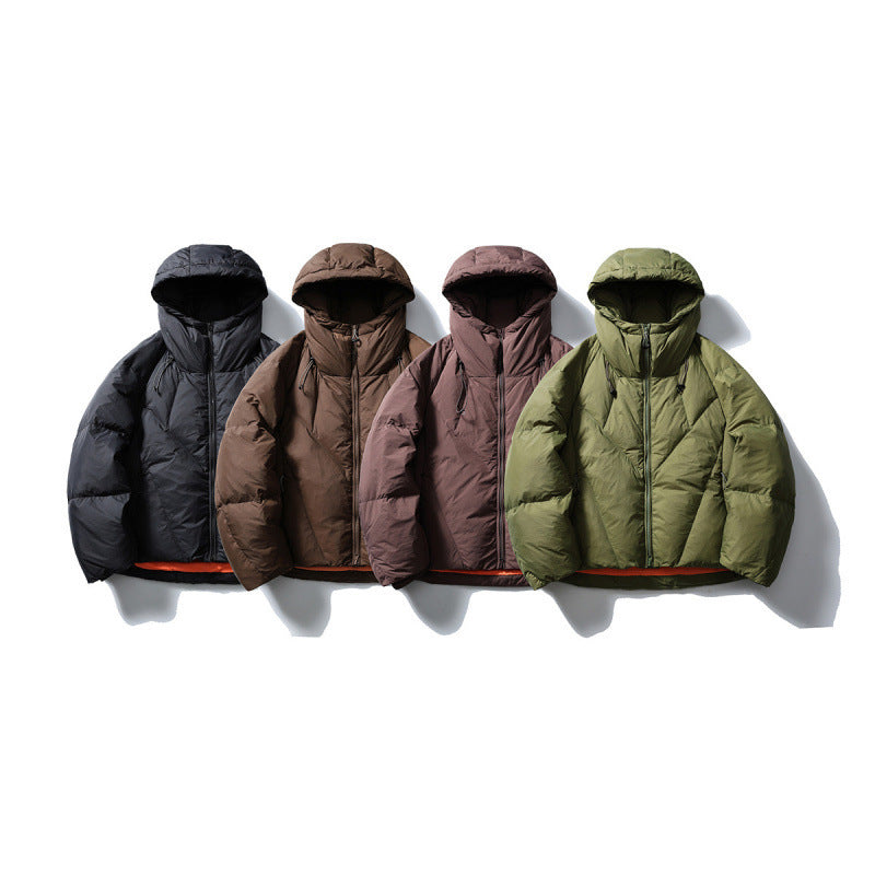 Unisex Lightweight Quilted Puffer Jacket with High Hood and Thermal Insulation Fashion Glam