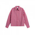 Unisex Checked Overshirt in Boxy Cut with Continuous Button Placket and Chest Pocket Fashion Glam