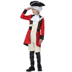 Men's Historical Soldier Costume with detailed Fashion Glam coat and accessories Fashion Glam