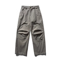 Men's Loose Utility Cargo Pants in Workwear Style with Knee Inserts and Patch Pockets Fashion Glam