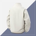 Men's short cut softshell utility jacket with stand-up collar and flap pockets Fashion Glam