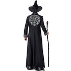 Men's magician costume with detailed symbols and elegant cape Fashion Glam