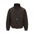 Men's short jacket in field look with reinforced stand-up collar, distinctive button placket and drawstring hem Fashion Glam
