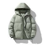 Unisex Padded Hooded Quilted Jacket with Thermal Insulation and Adjustable Hem Fashion Glam