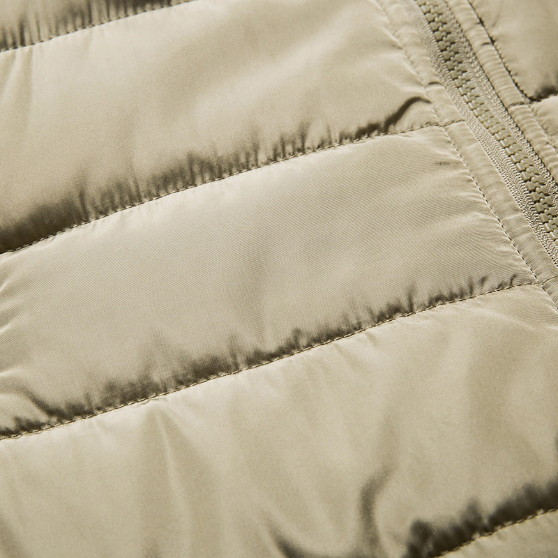 Men's Padded Thermal Puffer Vest with Teddy Fleece Lining and Ribbed Cuffs Fashion Glam