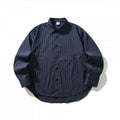 Unisex Lightweight Checked Overshirt with Shirt Collar, Side Pockets, and Curved Hem Fashion Glam