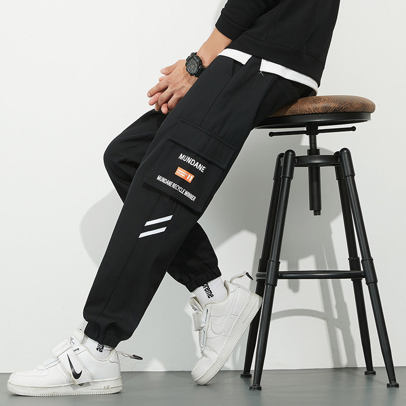 Men's Urban Camouflage Jogger with Utility Pockets and Elastic Ankle Hem Fashion Glam