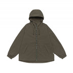 Unisex Oversized Hooded Jacket in Parka Style with Extended Back and Drawstring Fashion Glam