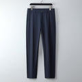 Men's slim-fit suit trousers made of stretch twill with straight leg Fashion Glam