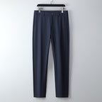 Men's slim-fit suit trousers made of stretch twill with straight leg Fashion Glam