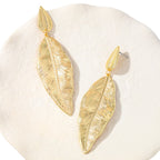 Women's Hanging Earrings in Elegant Leaf Design Fashion Glam