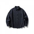 Unisex Oversize-Casual Check Shirt made of soft flannel with patch chest pocket Fashion Glam