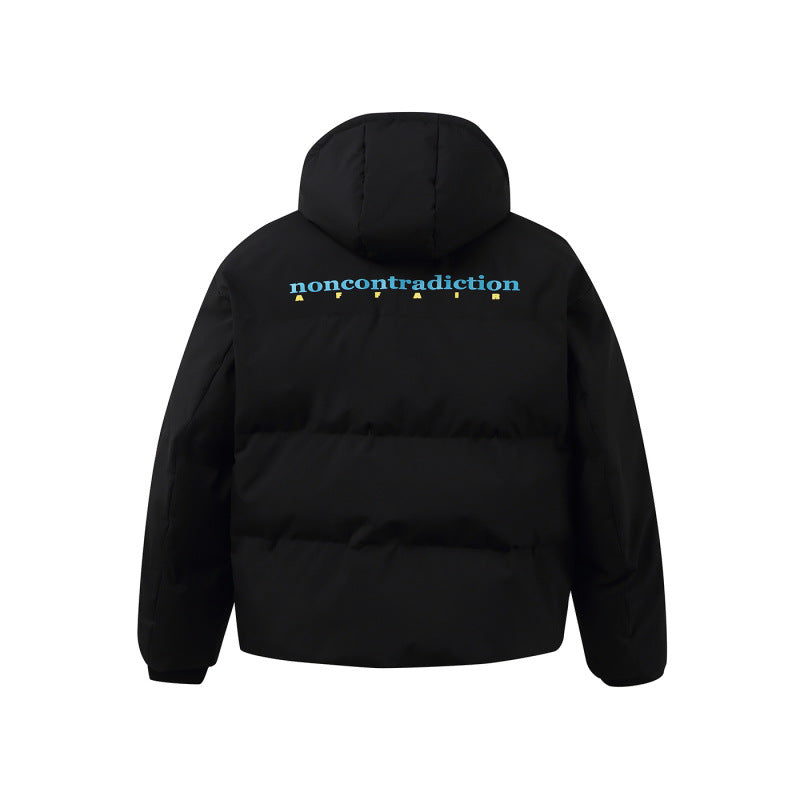 Unisex Kastige padded hoodie jacket with thermal insulation, water-repellent zippers, and drawstring Fashion Glam