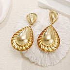 Women's earrings in artistic, structured design Fashion Glam