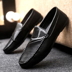 Men's loafers with hand-stitched upper material and lightweight comfort Fashion Glam
