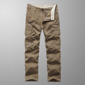 Men's robustly cut cargo pants with reinforced knees and multiple pockets Fashion Glam