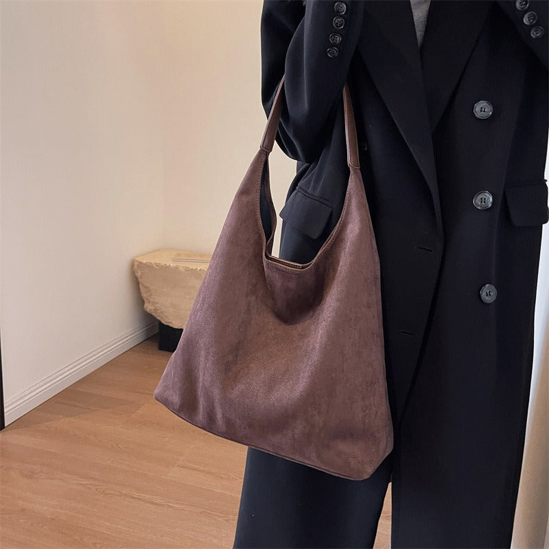 Women's Suede Shoulder Bag Fashion Glam