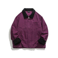 Unisex Boxy-Workwear-Jacket made of canvas with cord collar, zipper and applied flap pockets Fashion Glam