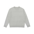 Unisex fine knit pullover with fine structured stripes, round neck and slightly oversized cut Fashion Glam