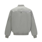 Unisex Boxy-Bomber jacket with full zip, ribbed hem and chest welt pocket Fashion Glam