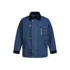 Men's utility jacket with toggle fastenings, cord collar, and multiple pockets Fashion Glam