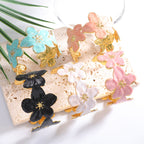 Ladies' bangle with floral motifs Fashion Glam