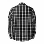 Unisex Oversized Checkered Shirt in Linen Blend with Shirt Collar, Chest Pocket, and Boxy Silhouette Fashion Glam