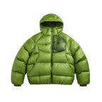 Unisex Quilted Down Jacket with Hood and Lightweight Thermal Insulation Fashion Glam