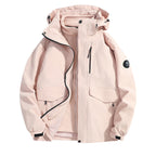Men's Lightweight Softshell Rain Jacket with Detachable Fleece Lining, Sealed Seams and Multifunctional Pockets Fashion Glam