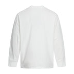 Unisex Long Sleeve Oversized Basic Shirt with Round Neck Fashion Glam
