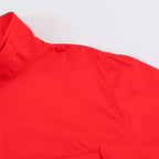 Women’s Oversized Shirt Jacket with Stand Collar and Patch Chest Pockets Fashion Glam