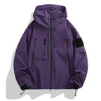 Ladies technical outdoor jacket with adjustable hood system and multifunctional pockets Fashion Glam