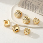 Women's ear clips in elegant shell design Fashion Glam