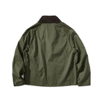 Men's Short Cut Utility Field Jacket with Cord Collar and D-Ring Details Fashion Glam