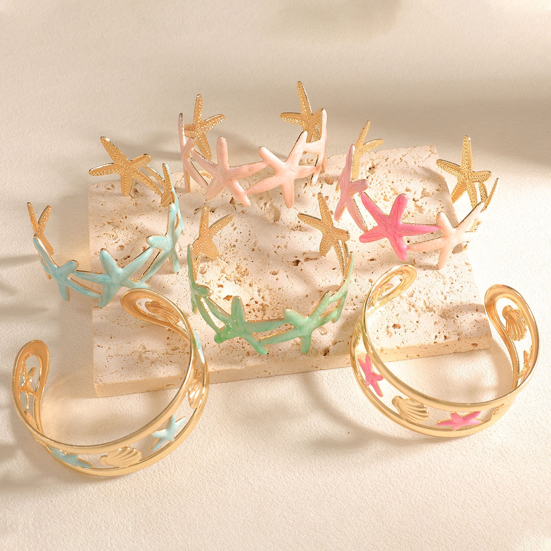 Ladies bracelet with intricate starfish design Fashion Glam