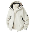 Men's 3-in-1 Softshell Parka with removable fleece inner jacket and technical hood Fashion Glam
