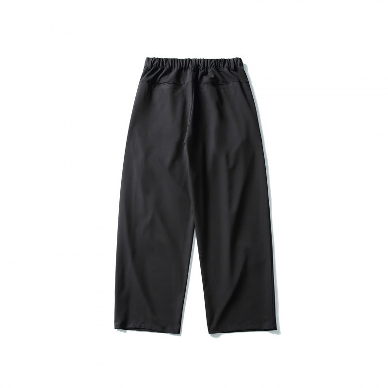 Men's Wide Pleated Culotte Pants with Low Crotch Fashion Glam
