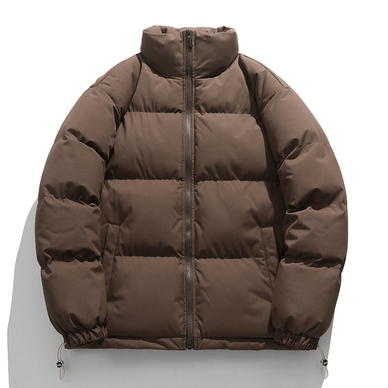 Unisex Padded Quilted Transitional Jacket with High Collar and Adjustable Hem Fashion Glam