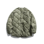 Men's Boxy Field Jacket with detachable padded inner vest and cord collar Fashion Glam